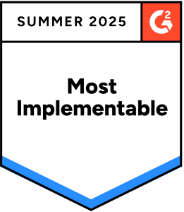 G2 Most Implementable Summer 2025