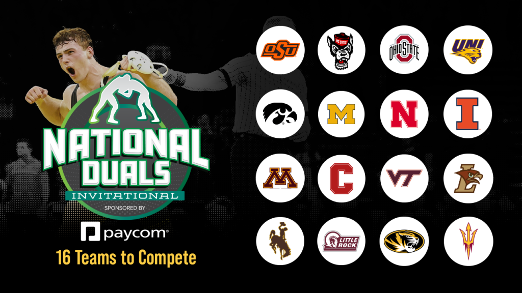 National Duals Invitational sponsored by Paycom 16 teams to compete