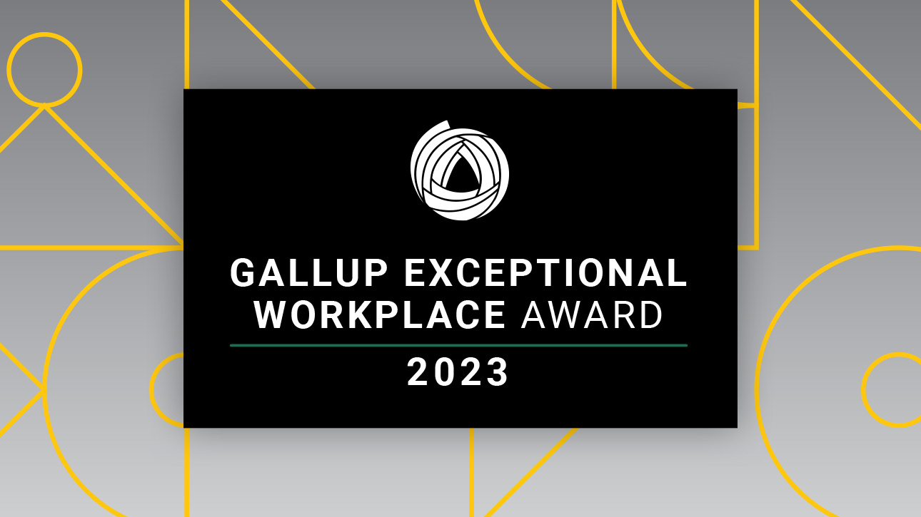 named winner of Gallup Exceptional Workplace Award Blog