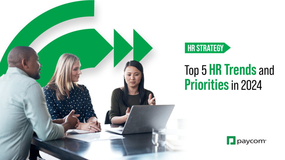 Top 5 HR Trends and Priorities in 2024 Blog