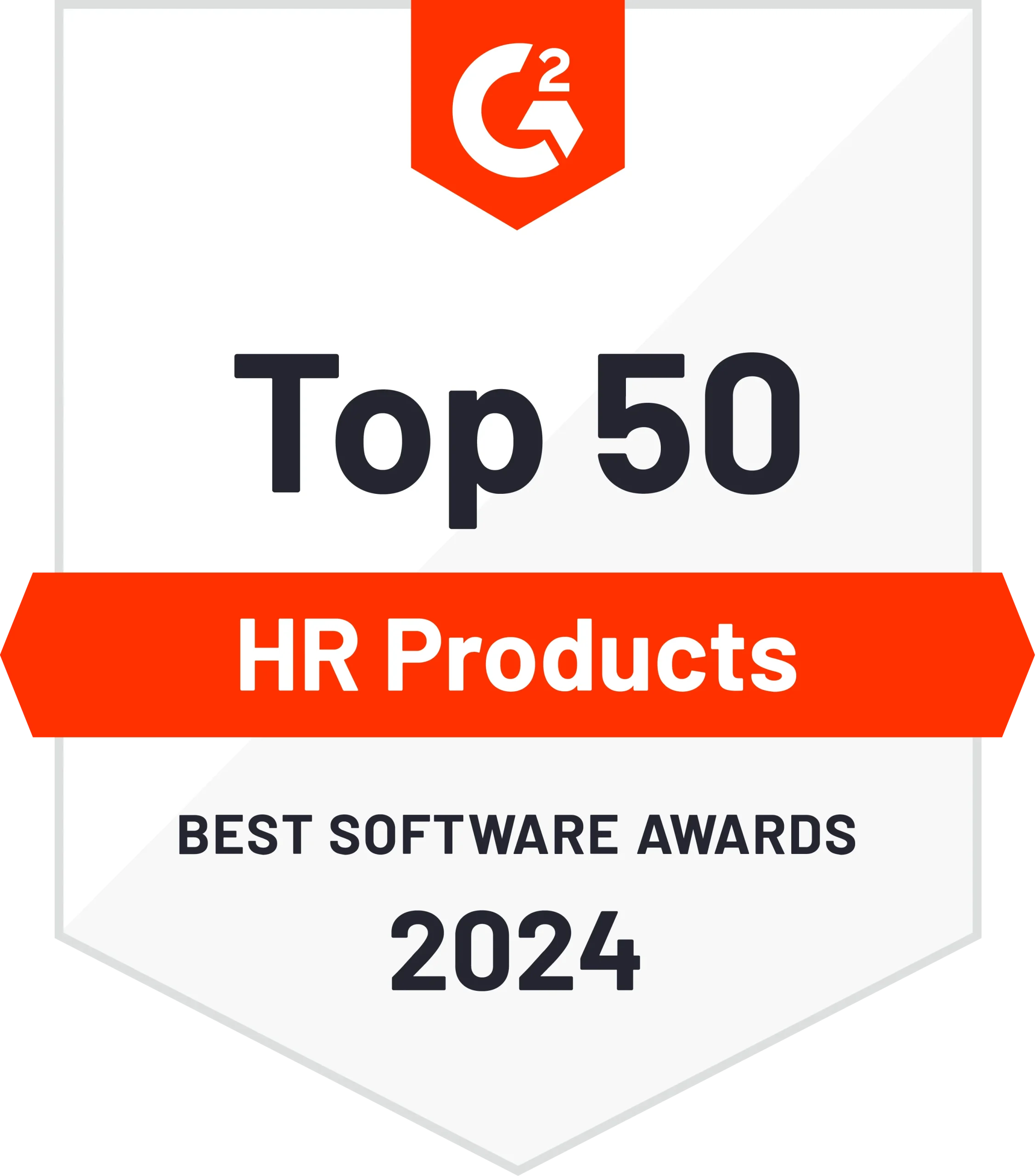 G2 Top 50 HR Products Best Software Awards 2024