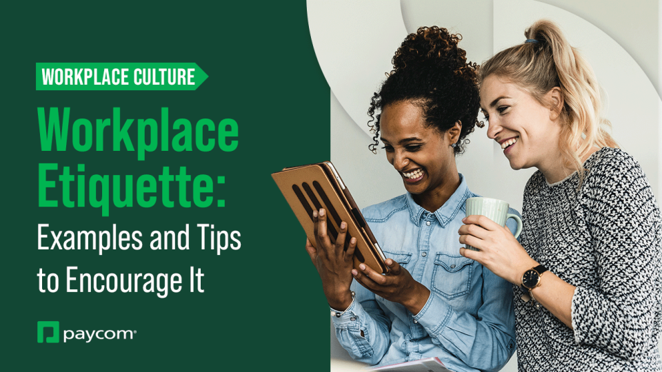 Workplace Etiquette: Definition, Examples and How to Simplify It ...