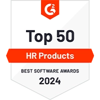 G2 Top 50 HR Products Best Software Awards 2024