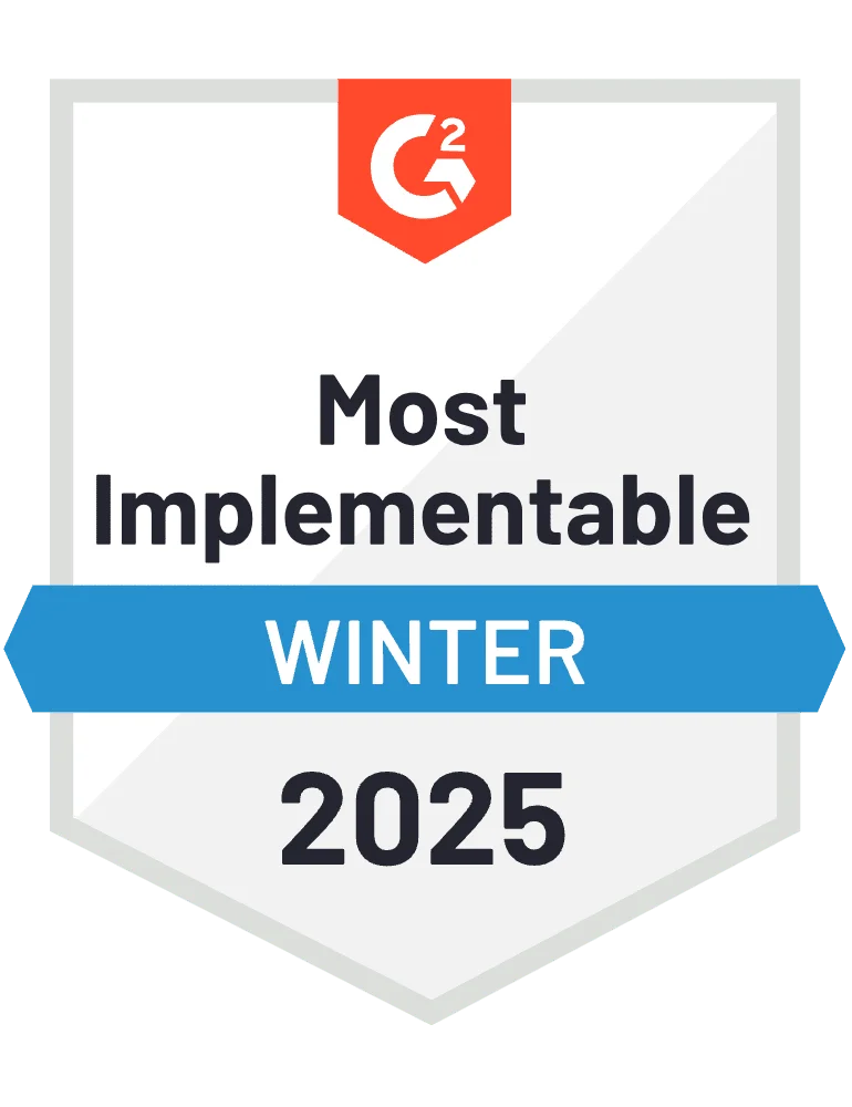 G2 Most Implementable: Winter 2025