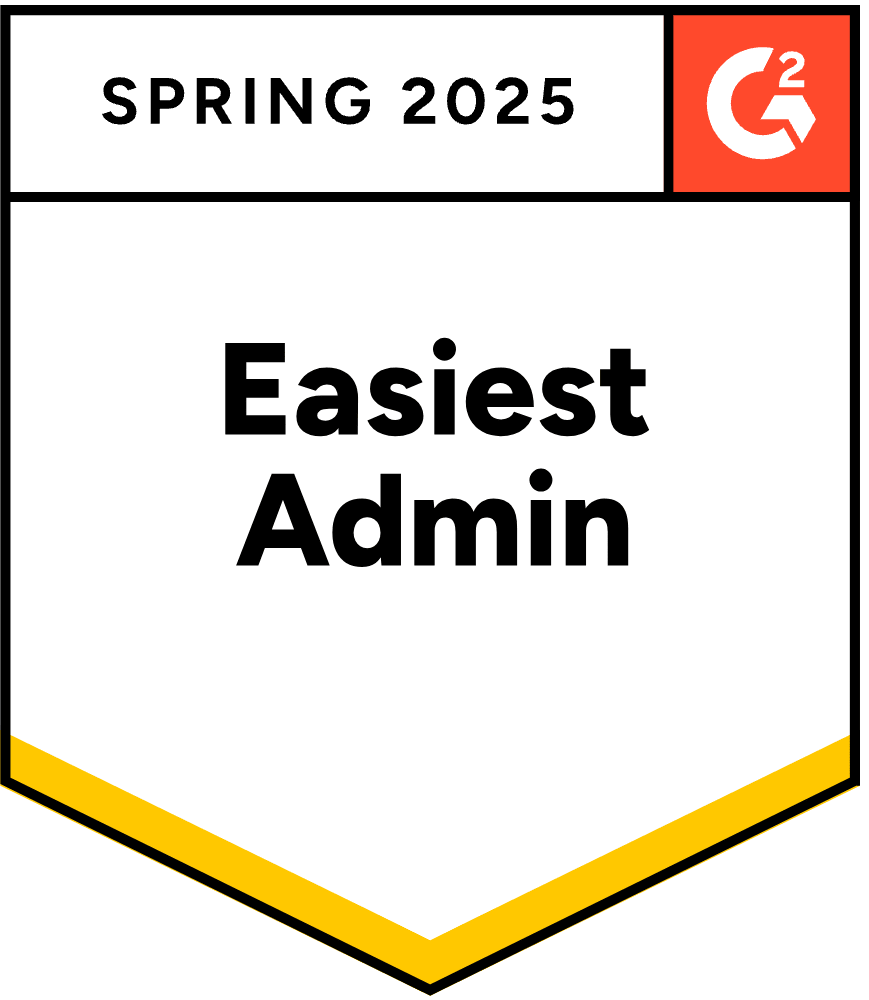 G2 Spring 2025 Easiest Admin