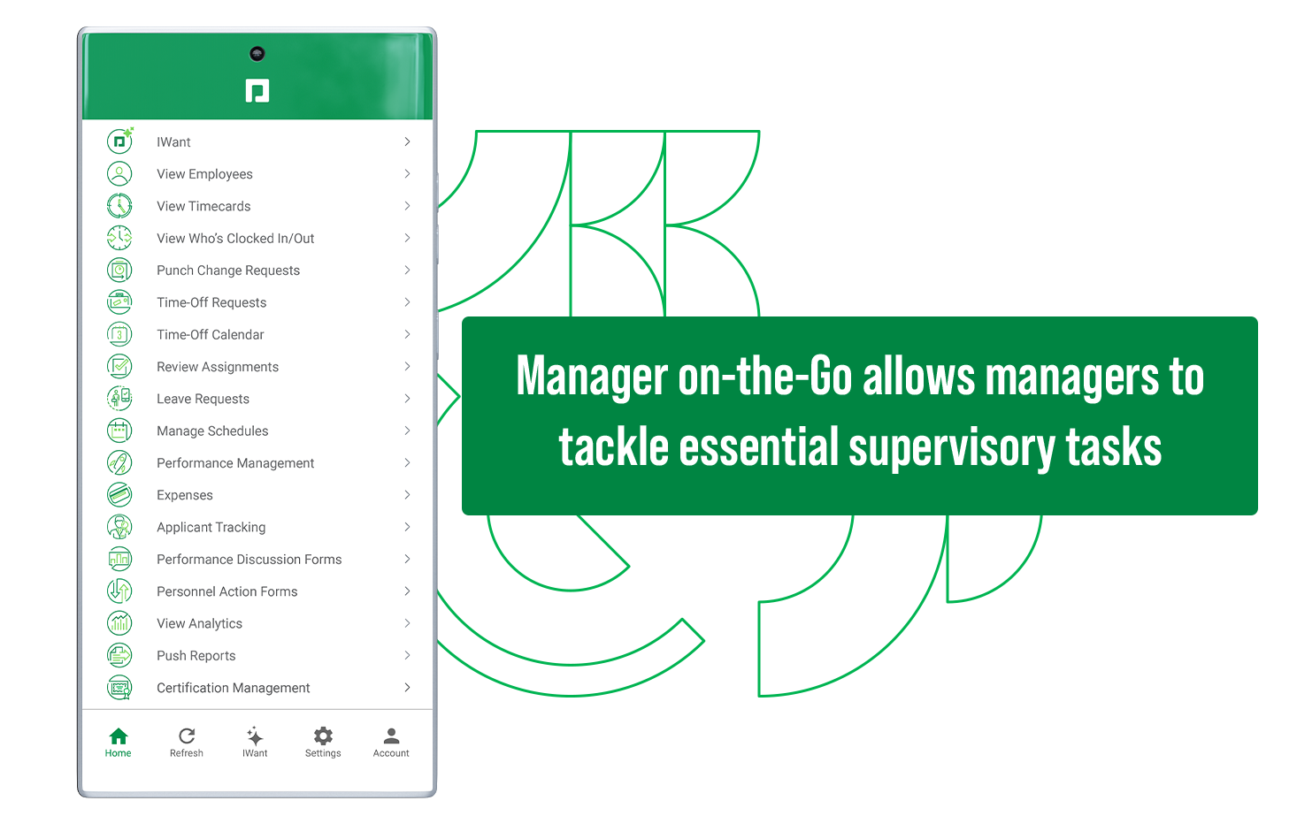 Manager on-the-Go allows managers to tackle essential supervisory tasks