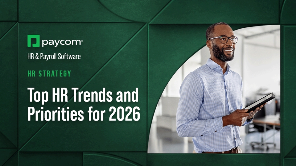Top HR Trends and Priorities for 2026 | Paycom Webinar