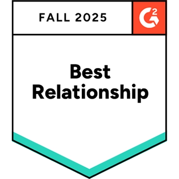 G2 Best Relationship Fall 2025