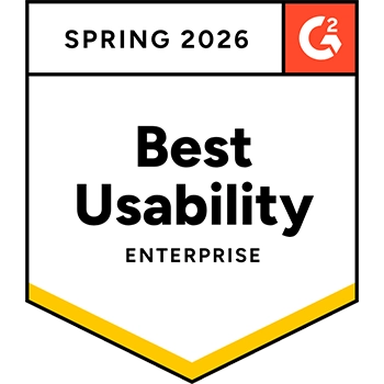 G2 Spring 2026 Best Usability - Enterprise