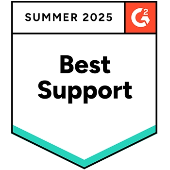 G2 Best Support Summer 2025