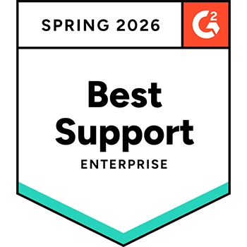 G2 Best Support Enterprise Spring 2026