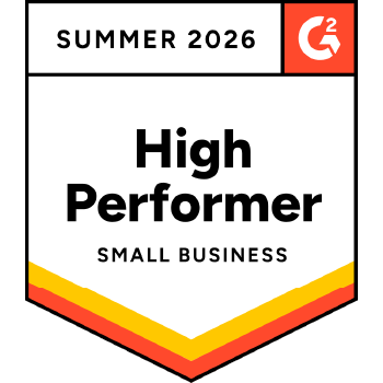 G2 High Performer Small Business Summer 2026