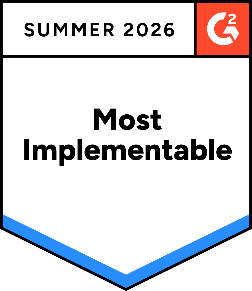 G2 Most Implementable Summer 2026