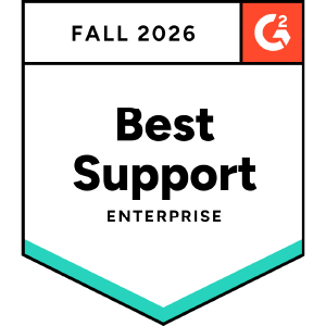 G2 Best Support Enterprise Fall 2026