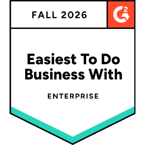 G2 Easiest To Do Business With Enterprise Fall 2026